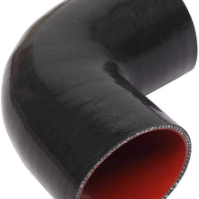 SUNROAD Universal 3" Inch Aluminum Intercooler Piping U-Pipe Kit & Coupler & T-Bolt Black