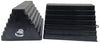 ROBLOCK 2 Pack Wheel Chocks Rubber Heavy Duty Black with Eyebolt, 9