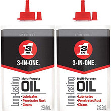 3-IN-ONE 10038 Multi-Purpose Oil 8 oz (Pack of 2)
