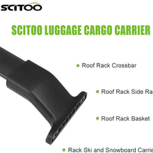 SCITOO Roof Rack fit for Honda Odyssey 2011 2012 2013 2014 2015 2016 2017 Mini Passenger Van Aluminum Alloy Roof Top Cross Bar Set Roof Rack Rail