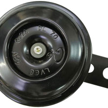 Homyl 48V 0.2A Universal Super Loud Horn for Electric Bike Black Trumpet