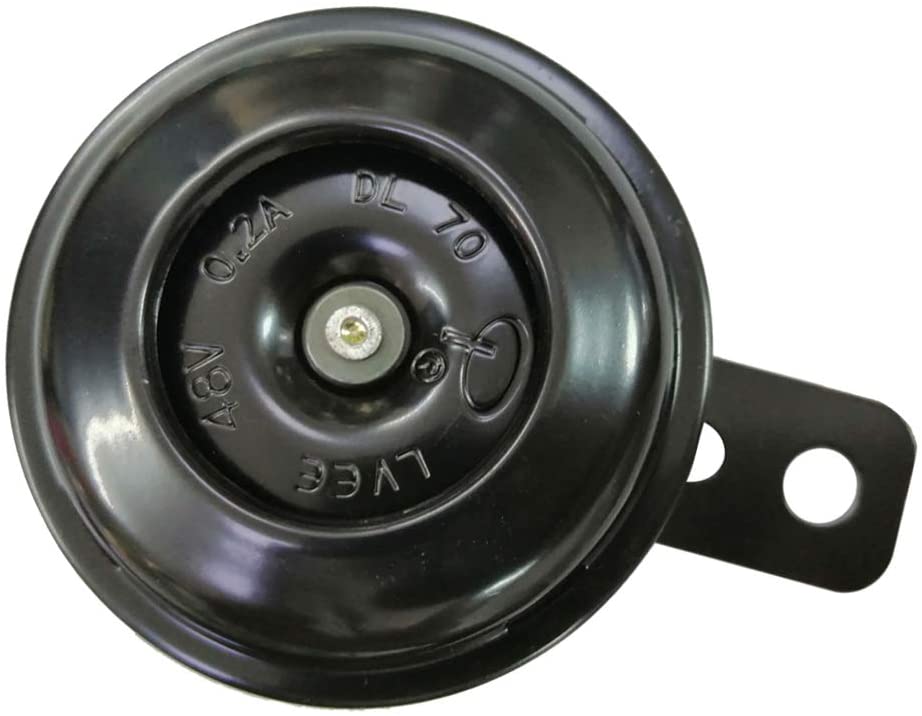 Homyl 48V 0.2A Universal Super Loud Horn for Electric Bike Black Trumpet