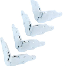 Honhill 8pcs Utility Trailer Wood Sides Latch Rack Stake Body Gates Corner Brackets Straight Brackets Gate Trailer Panel Connectors