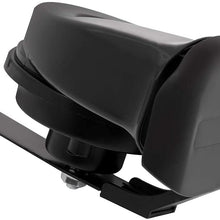 OCPTY Electric Snail Horn 115DB Horn Speaker with Bracket for ATV Car Truck Motorcycle,Black