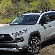 Kingcher 2 Pieces Cross Bars Fit for 2019 2020 2021 Toyota RAV4 Adventure Black Crossbars Roof Rack Baggage Luggage Lockable