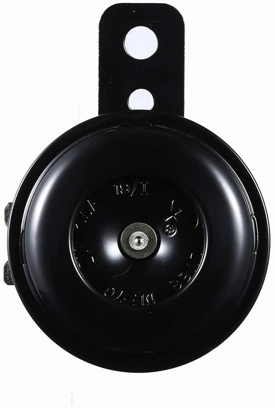 Universal Motorcycle Electric Horn kit 12V 1.5A 105db Waterproof Round Loud Horn Speakers for Scooter Moped Dirt Bike ATV