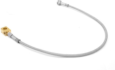 Rugged Ridge 16735.04 Braided Stainless Steel Rear Brake Hose for Jeep CJ