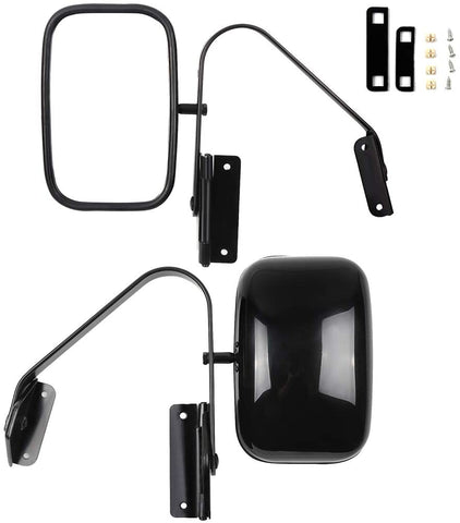 Aintier Towing Mirror Compatible with 1980-1996 for Ford F150 F250 F350 F450 Ranger Bronco Explorer Truck Pickup Rear View Mirror with Left Driver Side or Right Passenger