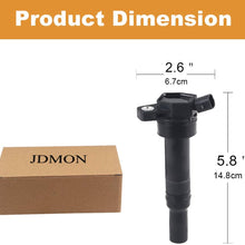 JDMON Compatible with Ignition Coils Kia Hyundai Soul Forte Tucson Elantra/Elantra GT 1.8L 2.0L 2011-2016 Replaces UF651 273002E000 Pack of 4