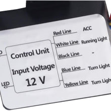 VZ4X4 Front Grill Mesh Grille Fit for 2016 2017 2018 2019 2020 Toyota Tacoma with Amber Lights & DRL - Matte Black (WILL NOT WORK WITH FRONT SENSOR/TSS)