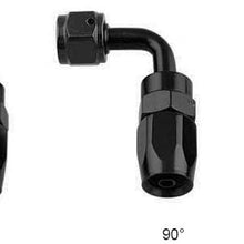 1Set Oil Cooler Fitting, Universal 0-180 Degree Aluminum Alloy Straight Bening Oil Fuel Swivel Fitting Hose End Fitting Connector Car Oil Fuel Line Adapter Car Accessories (45 Degree)