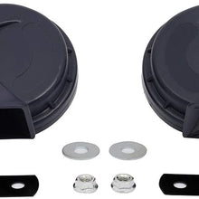 AUTOMUTO 130DB Electric Motorcycle Horn 12V Twin Horn Kit for Car Motorcycle Truck Boat