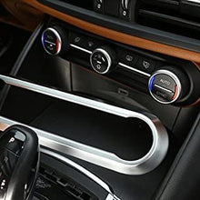 wroadavee Inner Console Air Conditioner Button Frame Cover Trim for Alfa Romeo Giulia 2017-2019