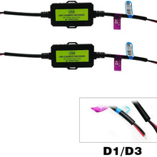 ANYCAR Canbus Decoder D1S D3S D1R D3R Anti flicker Harness Resistor Led Headlight Bulb Flickering Warning Error Free EMC Canceller Decoder