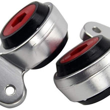 Iinger Front Control Arm Bushings Fit for BMW E46 E85 325I 330I Z4 99-06 PQY-CAB16 OE:31126757623 31126757624 (Color : Silver)