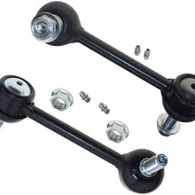 MILLION PARTS 2 Pcs Rear Suspension Kit Stabilizer Sway Bar End Links K6667 K6668