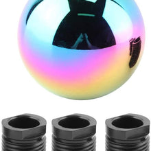 Aramox Gear Shift Knob, Car Universal Manual Knob Gear Shift Head Round Ball Shape (Blue)