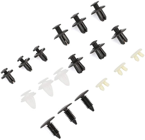 AUTOMUTO Car Retainer Rivet Clips fit for GM Ford & Chrysler Honda Accord Push Type Bumper Car Clips,150Pcs