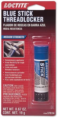6/PACK LOCTITE BLUE THREADLOCKER STICK-MED. STRENGTH-19GM STICK