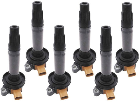 Germban BL3Z-12029-C DG549 Ignition Coils Set of 6pcs Replacement for Expedition Explorer F-150 Flex Taurus Transit for Lincoln MKS MKT Navigator 3.5L V6 2013-2017 UF646