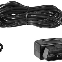 OBD2 OBD Power Cable for Dash Camera, Ssontong OBD to Mini USB OBDII Adapter Hardwire Charger Cable 24 Hours Surveillance and Acc Two Mode