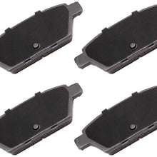 Rear Ceramic Brake Pads kit CTCAUTO fit for 2006-2012 Ford Fusion, 2007-2012 Lincoln MKZ, 2006 Lincoln Zephyr, 2006-2013 Mazda 6, 2006-2011 Mercury Milan