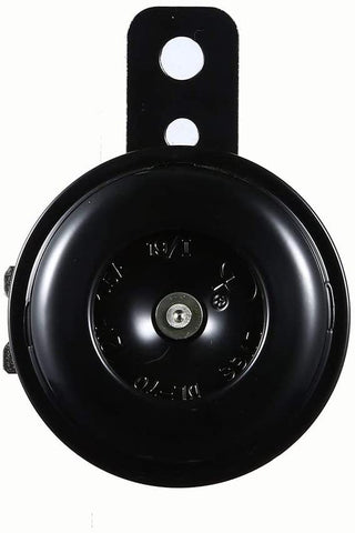 fengzong Universal Motorcycle Electric Horn kit 12V 1.5A 105db Waterproof Round Loud Horn Speakers for Scooter Moped Dirt Bike ATV (Black)