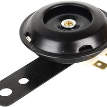 Esenlong 12V Super Loud 105dB Scooter Moped Dirt Bike ATV Motorcycle Air Horn 70mm (Black)