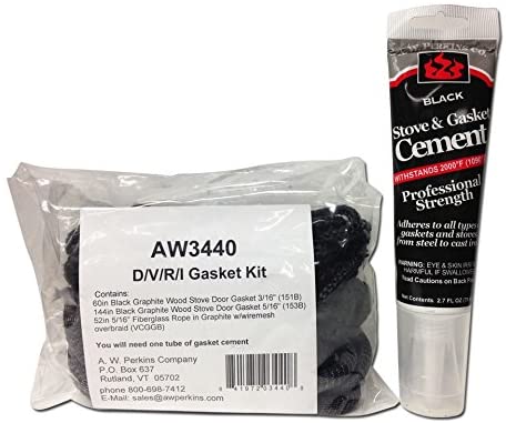 AW 3440 Vermont Castings D/V/R/I Stove Gasket Kit Defiant Intrepid Vigilant Resolute VC000-3440