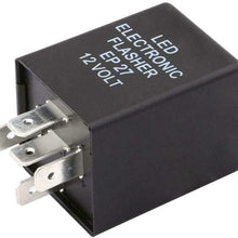 Xotic Tech 5-Pin EP27 FL27 Electronic LED Flasher Relay Decoder Fix As LED Turn Signal Bulbs Hyper Flash Fix Issues