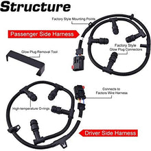 Michigan Motorsports Glow Plug Harness plus installation tool Fitment for Ford 6.0L Powerstroke Diesel Trucks 6.0 F250 F350 2004 to 2010