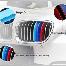 carado Front Grille Grill Cover for BMW 3 Series E90 E91 2009-2012 M Color Insert Trim Clips 3Pcs (12 Grilles)