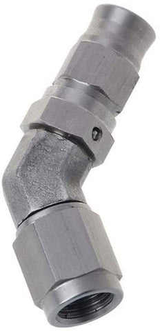 Yuanyuan Tight an -3 AN3 JIC 45 Degree Stainless Steel PTFE Custom Brake Hose Fitting (Color : Silver)