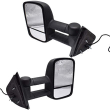 RainMan S Towing Power Heated Signal Side View Mirror fit for Chevy Towing Mirrors Chevrolet Silverado Side Mirror GMC Yukon Tow Mirrors Pair 2007-2013