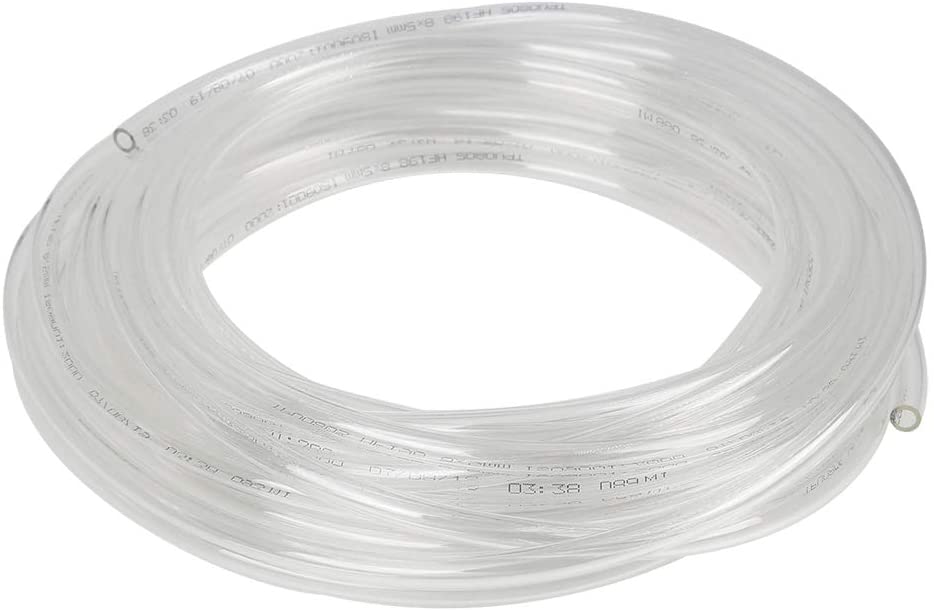 X AUTOHAUX 10 Meter 32.8ft 5mm Inner Dia Universal Polyurethane PU Vacuum Hose Tube Clear for Car