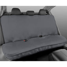 BDK BDSC-278 AllProtect Waterproof Neoprene Rear Bench Seat Cover for Car SUV Truck - Quick Install - Heavy Duty Universal Fit - for Work, Utility, Kids, Pets & Vehicle Protection (Solid Gray)