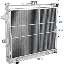 Spec-D Tuning 2.4L 3-Row Aluminum Performance Cooling Radiator for 1984-1995 Toyota Pickup 4Runner