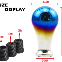 YILE 5 Speed Gear Stick Shifting Knob, Chrome Finish Aluminum Alloy MT Car Shifter Handle Fit Most Automatic Manual Vehicles (Regular Style)