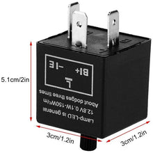 Keenso Motorcycle Flasher Relay, 12V 3Pin Motorcycle Led Flasher Turn Signal Flasher for Turn Signal Indicator Blinker Light CF13-JL02