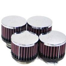 K&N Universal Clamp-On Air Filter: High Performance, Premium, Washable, Replacement Filter: Flange Diameter: 1.5625 In, Filter Height: 2.25 In, Flange Length: 0.625 In, Shape: Round, RC-0884