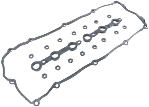 11129070532 Valve Cover Gasket Set with 15 Bolt Grommets for 1998-2002 BM-W E36 E39 320i 325i 328i 330i 525i 528i 530i X5 Z3 M52 M54 Engine 11120034108 11121726537