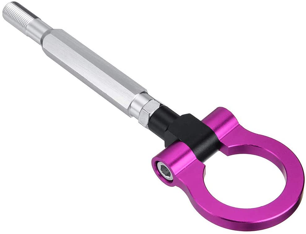 PSLER Car Towing Hook Ring Racing Front Rear Bumper Trailer Ring Eye Towing for Scion FR-S BRZ 2013-2018 (Type B-Blue)