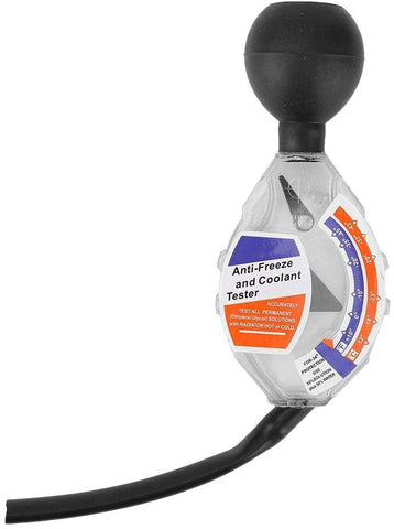KIMISS Dial Type Coolant Tester, Rapid-test Anti-freeze Densitometer Coolant Tester Automotive Antifreeze Tester for Ethylene Glycol Coolant