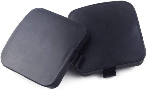 CITALL 2pcs Front Left & Right Bumper Trailer Tow Hook Eye Covers Caps Fit For Toyota RAV4 2009-2012 (Fulfilled by Amazon)