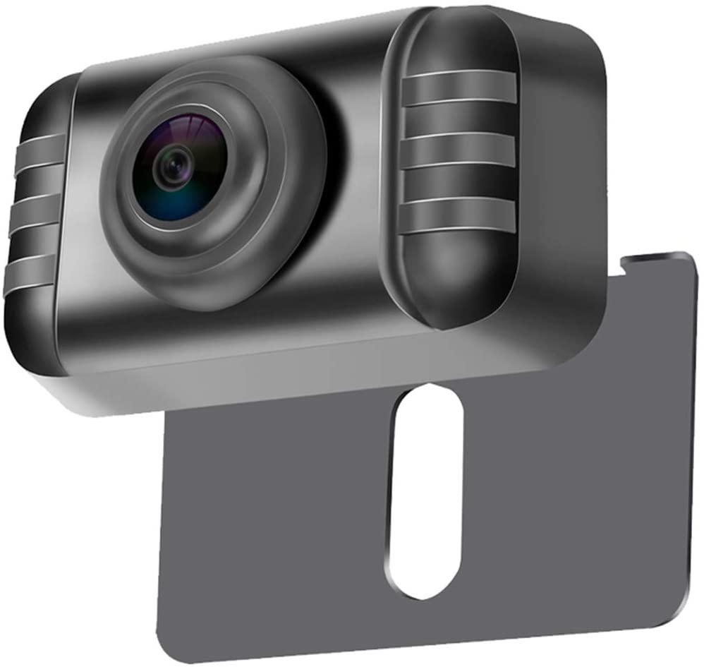 LeeKooLuu HD 720P Car Backup Camera with Smart Switch Hitch Rear View Camera Front View Camera IP69 Waterproof Super Night Vision with Grid Lines DIY Setting