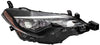Replacement BROCK Passengers Headlight Headlamp w/Integrated LED Daytime Running Light Compatible with 17-19 Corolla 8111002M70