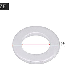 Oil Drain Plug Crush Washer, Engine Oil Drain Plug Gaskets, Aluminum Flat Washers Replacement, OEM 94109-14000