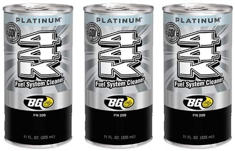 3 cans of New BG 44K Platinum