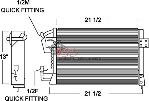 OSC Cooling Products 4141 New Condenser