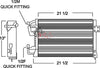 OSC Cooling Products 4141 New Condenser